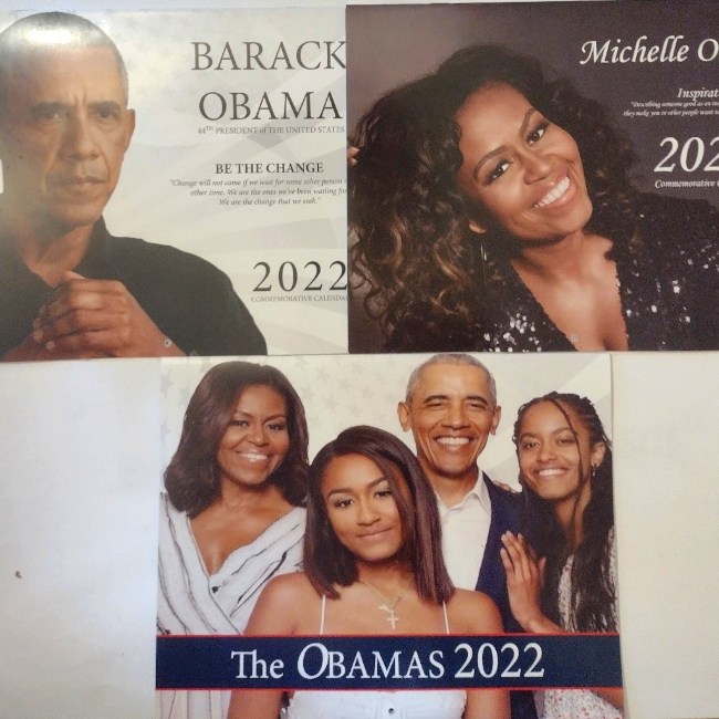 3 Obamas 2022 Calendars